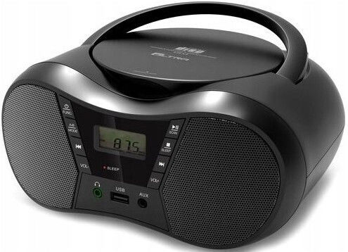 Eltra Преносима Аудиосистема с CD Радио USB Черен
