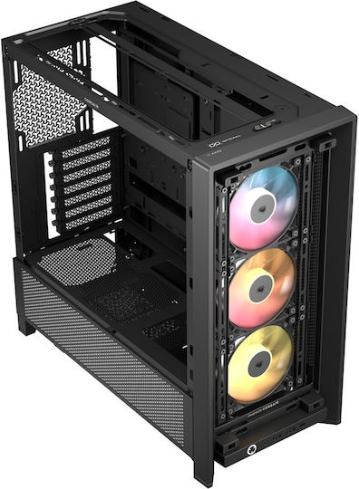 Corsair Frame 4000D RS Gaming Midi-Turm Computergehäuse mit RGB-Beleuchtung Schwarz