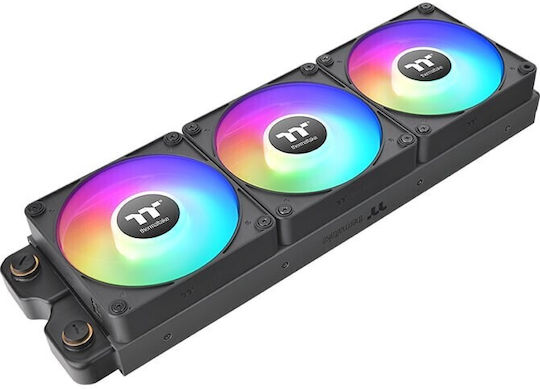 Thermaltake CT120 EX Ventilator Pentru Carcasă Cu Lamă Inversată (2000rpm / 65.82cfm) Cu Iluminare ARGB Și Conexiune 3-Pin / 4-Pin PWM 3 Buc