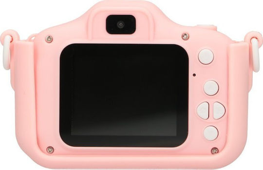 Extralink Kids H27 Compact Φωτογραφική Μηχανή 12MP με Οθόνη 2" και Ανάλυση Video Full HD (1080p) Ροζ