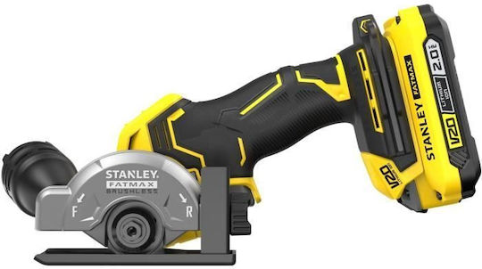 Stanley V20 Δισκοπρίονο Brushless 18V 2x2Ah με Σύστημα Αναρρόφησης