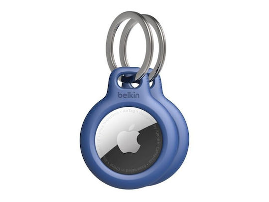 Belkin Key Ring Калъф за ключодържател Силикон за AirTag в Син цвят