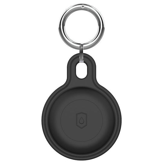 Mobile Origin Keychain Case Silicone for AirTag in Black color