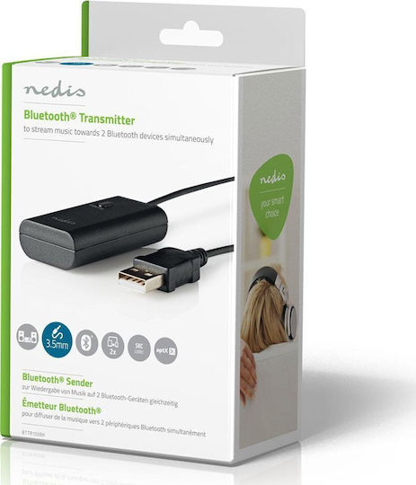 Nedis Bttr100bk Wireless Audio Transmitter