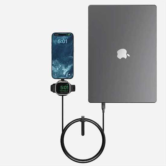 Nomad Kevlar Φορτιστής για Apple Watch Μαύρος