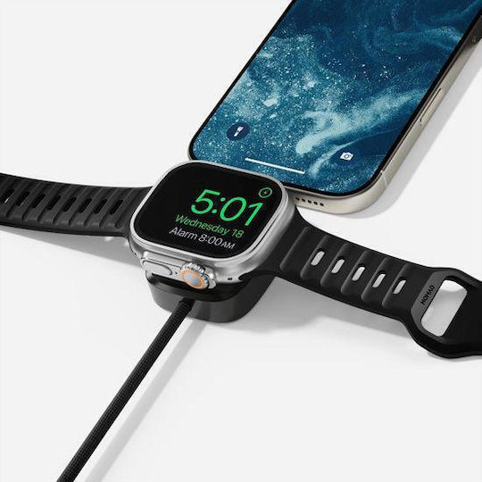Nomad Kevlar Φορτιστής για Apple Watch Μαύρος