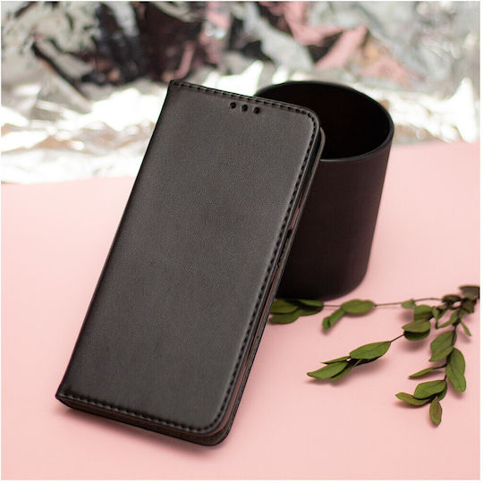 Μαγνητική Back Cover Δερμάτινο Μαύρο (Honor Magic 6 Lite / Honor X50 5G)