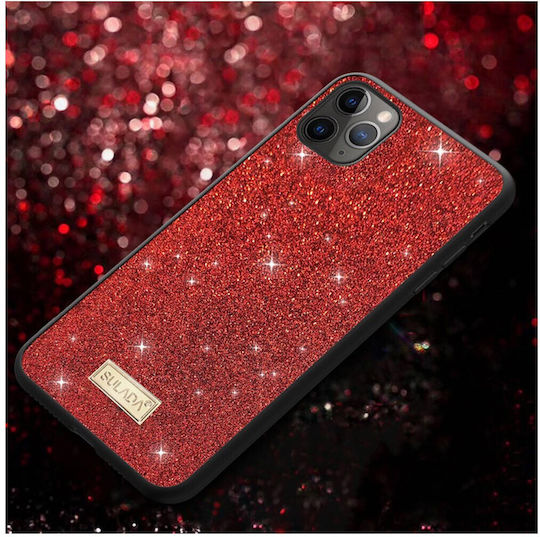 Sulada Dazzling Glitter Back Cover Σιλικόνης Κόκκινο (iPhone 13 mini)