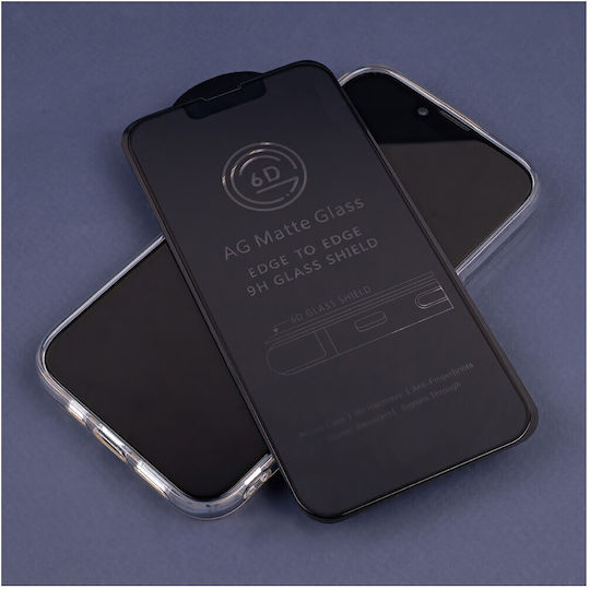 Matt Vollflächig gehärtetes Glas Schwarz (Galaxy S23 FE)