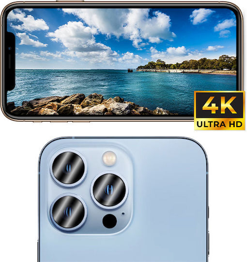 GrizzGlass Camera Protection Tempered Glass Transparent for the Poco F5 Pro