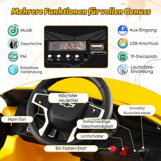 Chevrolet Tahoe Διθέσιο με Τηλεκοντρόλ 12 Volt Κίτρινο