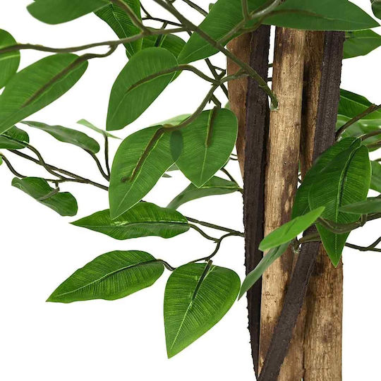 Artificial Plant in Pot Ficus Lyrata Green 120cm vidaXL