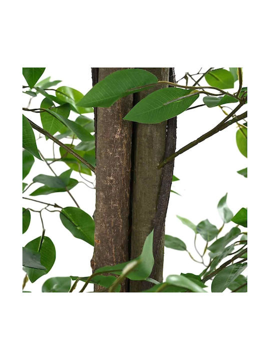 Изкуствено растение в саксия Ficus Lyrata Green 300см vidaXL