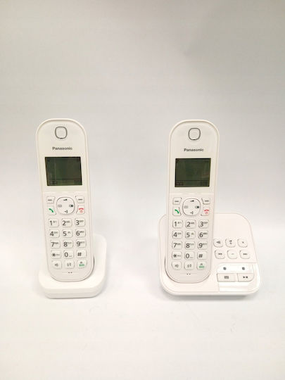 Panasonic KX-TGC422 Ασύρματο Τηλέφωνο Duo Λευκό