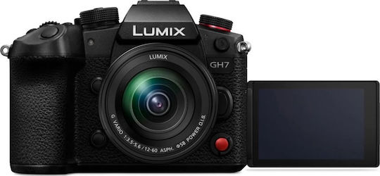 Panasonic Lumix Gh7 Mirrorless Camera Kit (G Vario 12-60mm F3.5-5.6 Asph. Power OIS) Black