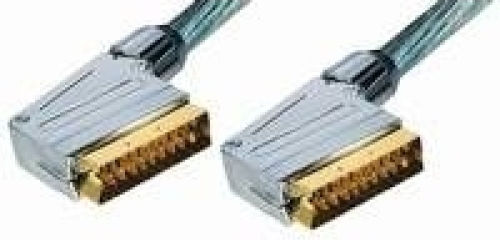 Καλώδιο Scart male - Scart male 3m Μπλε 271-38