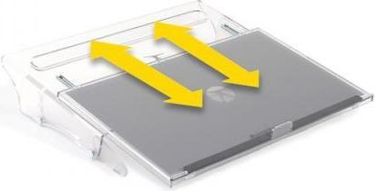 Bakker Elkhuizen Document Holder FlexDesk Επιτραπέζια Βάση Περιφερειακών Ασημί BNEFDESK640