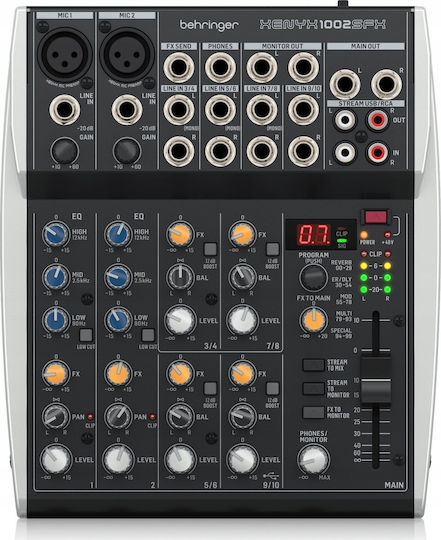 Behringer Xenyx 1002SFX 2 XLR Inputs