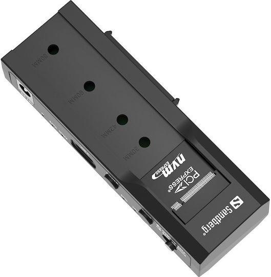 Sandberg Dockingstation für 2 Festplatten SATA 2.5" / 3.5" / M.2 (2230)" / M.2 (2242)" / M.2 (2260)" / M.2 (2280)" mit USB 3.2 Verbindung (136-49)
