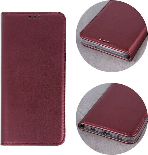 Smart Back Cover Σιλικόνης Μαγνητικό Μπορντό (Realme 10)