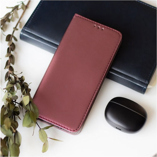 Smart Back Cover Σιλικόνης Μαγνητικό Μπορντό (Realme 10)