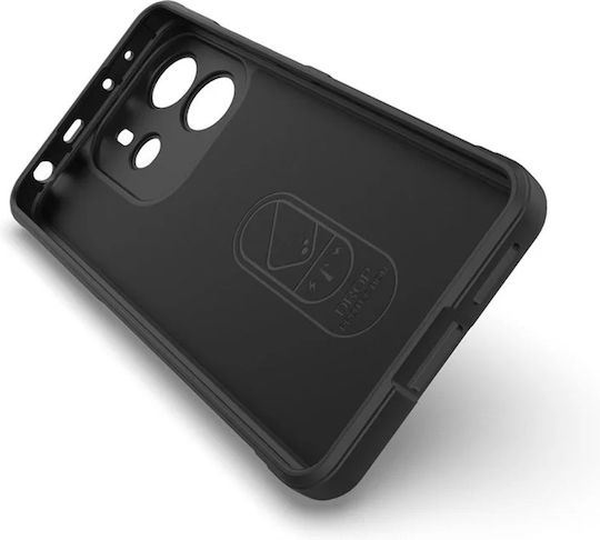 Techsuit Magic Back Cover Σιλικόνης Μαύρο (Moto G35)