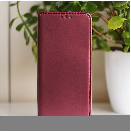 Smart Back Cover Σιλικόνης Μαγνητικό Μπορντό (Realme 10)