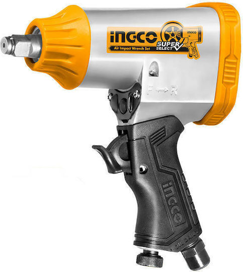 Ingco AIW12312 Въздушен Ключ 1/2" с Максимален Въртящ Момент 31.81kgm