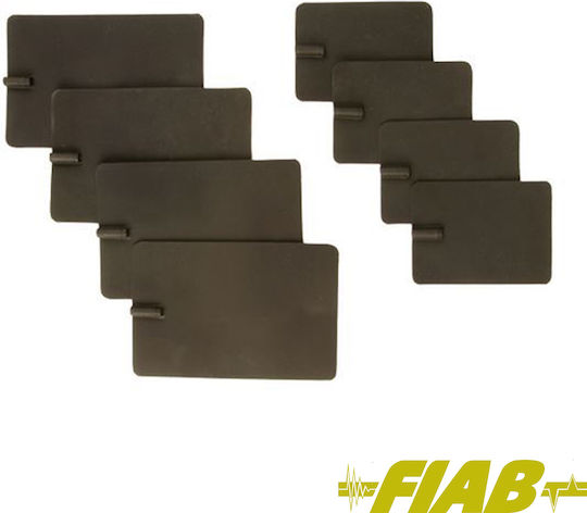 FIAB SpA Silicone Electrodes 50x100mm recess 2mm Physiotherapy Electrode L5xW10cm