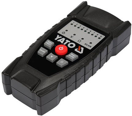 Yato YT-73137 Tester Καλωδίων Δικτύου RJ45 Ψηφιακό