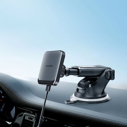 Car Mobile Mount with Adjustable Hooks Black