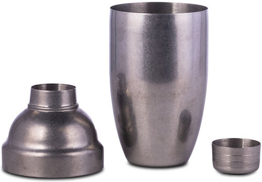 Σέικερ Shaker 3 Τμημάτων Ανοξείδωτο 500ml Ø8,5xh20cm 6782-50v Vintage Genware 34.60142