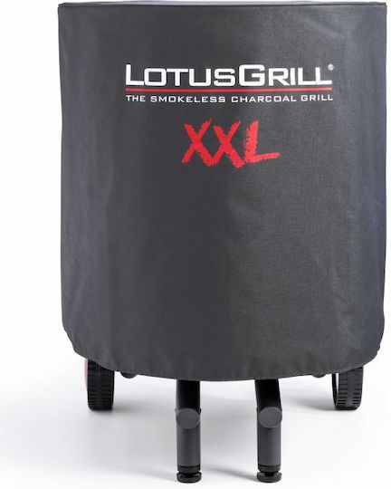 LotusGrill Grillabdeckung Gray Kompatibel mit LotusGrill XXL aus Polyester mit UV-Schutz