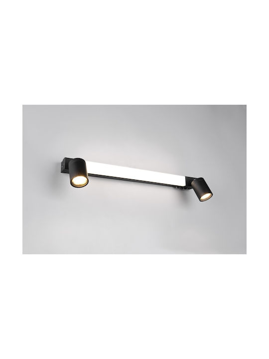 Trio Lighting Двойно Спот с Цокъл GU10 в Черен Цвят