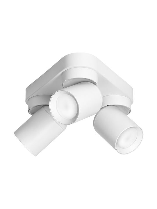 Orno Triple Spot with Socket GU10 in White Color