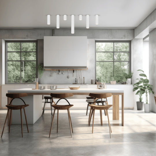 Eko Light Μονό Σποτ με Ντουί GU10 σε Λευκό Χρώμα