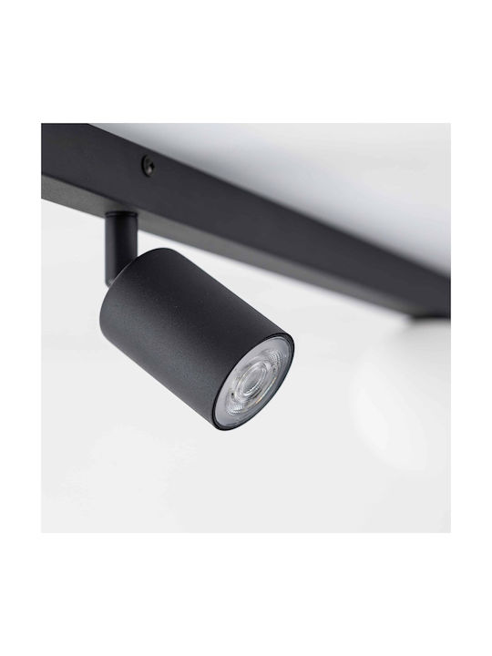 TK Lighting Μονό Σποτ με Ντουί GU10 σε Μαύρο Χρώμα