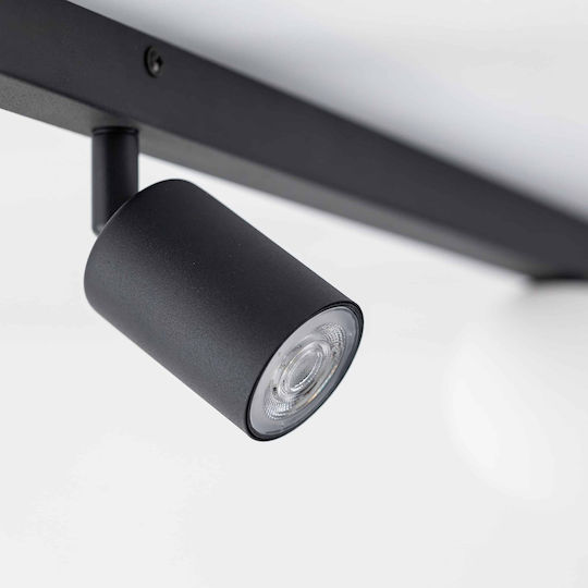 TK Lighting Единично Спот с Цокъл GU10 в Черен Цвят