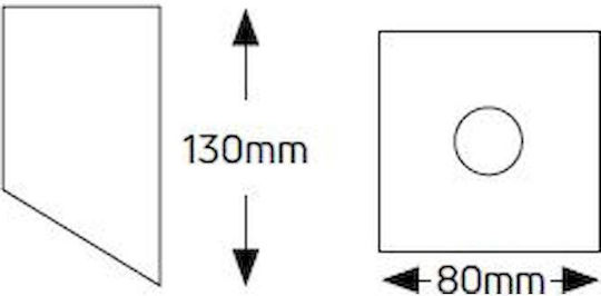 Geyer Einzel Spot mit Fassung GU10 in Weiß Farbe