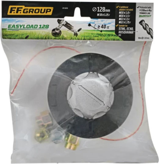 FFG Easy-Load 128 Manual Aluminum Tap & Go Strings Trimmer Head 2 Outputs M10