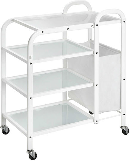 Weelko Τροχήλατο Τραπεζάκι Ιματισμού Π74xΒ44xΥ91cm Mobile 1031