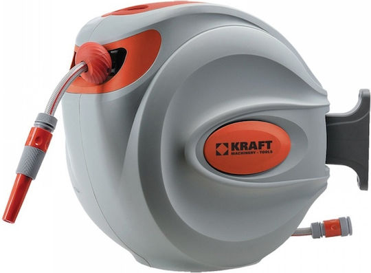 Kraft Automatic Watering Wind Wall Mounted with Hose 25m