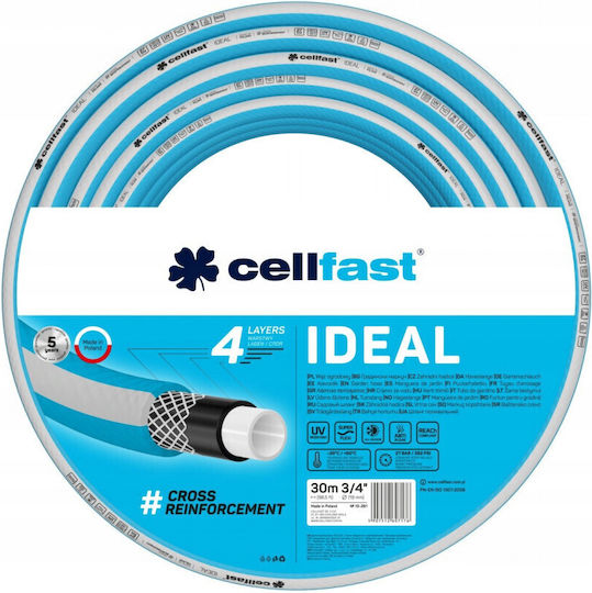 Cellfast Wheeled Garden Hose Box Hose Included 30m