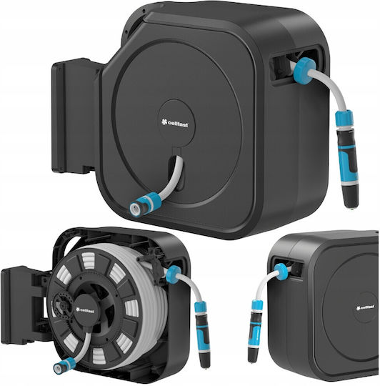 Cellfast Automatic Wall Mounted Garden Hose Box with 30m Hose