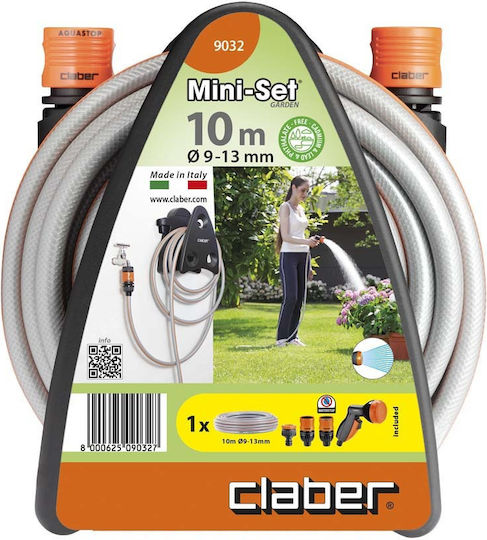 Claber Mini-Set Balcony Ανέμη Ποτίσματος Τοίχου με Λάστιχο 10m 1/2"