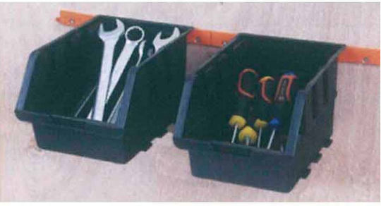 Tactix Plastic Tool Bin Organiser W13.5xD10.5xH8.2cm 6pcs