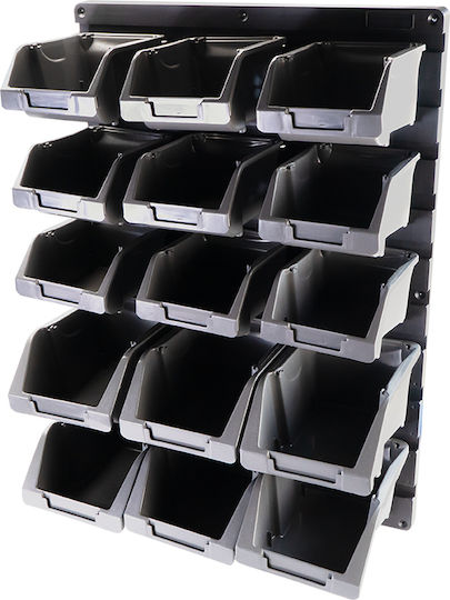Bormann Plastic Tool Bin Organiser W82.5xD21xH58.5cm