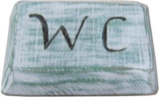 Nakaro Wood Πινακίδα WC 15x11cm ΚΑΡ-359