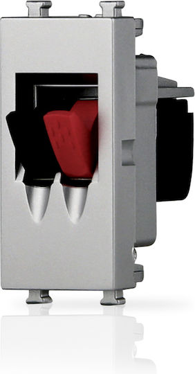 Lineme Complete Audio & Video Speakers Socket Silver 50-00435-10