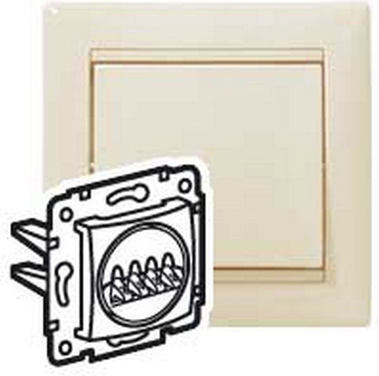 Legrand Valena Μηχανισμός Hi Fi Διπλή Κρεμ Πρίζα Ηχείων χωρίς Πλαίσιο σε Μπεζ χρώμα 774324